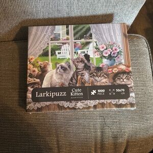 Larkipuzz Cute Kittens 1000pc Puzzle 19.69 In X 27.56 In